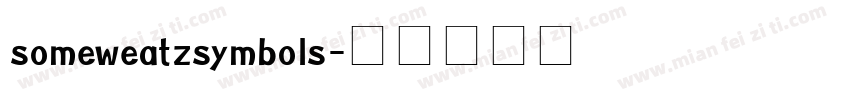 someweatzsymbols字体转换
