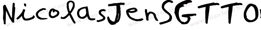 NicolasJenSGTTOpenSC字体转换