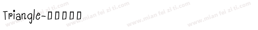 Triangle字体转换