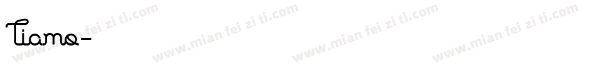 Tiamo字体转换