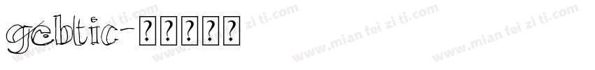 gebtic字体转换