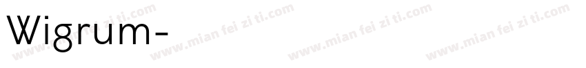 Wigrum字体转换