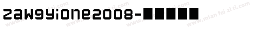 ZawgyiOne2008字体转换