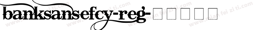 banksansefcy-reg字体转换
