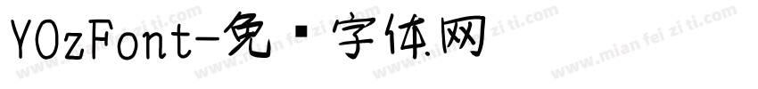 YOzFont字体转换