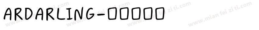 ARDARLING字体转换