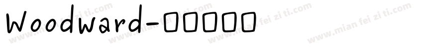 Woodward字体转换