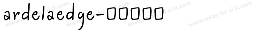 ardelaedge字体转换
