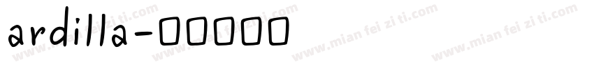 ardilla字体转换