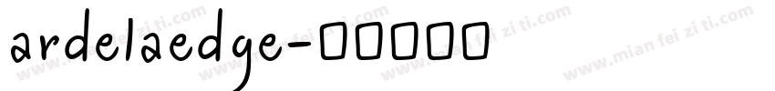 ardelaedge字体转换