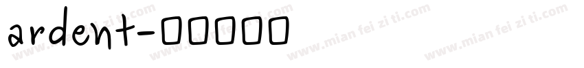 ardent字体转换