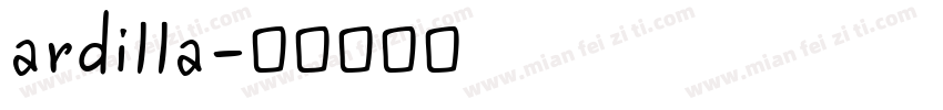 ardilla字体转换