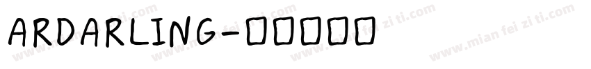 ARDARLING字体转换
