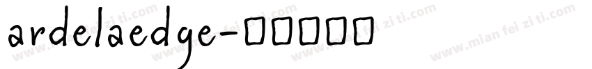ardelaedge字体转换