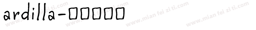 ardilla字体转换