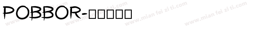 POBBOR字体转换