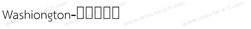 Washiongton字体转换