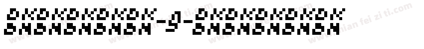 丁卯点阵体-9字体转换