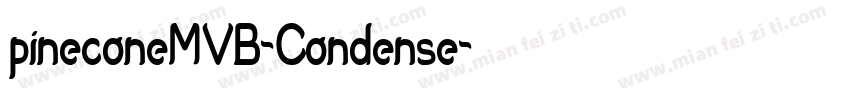 pineconeMVB-Condense字体转换