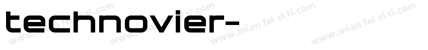 technovier字体转换