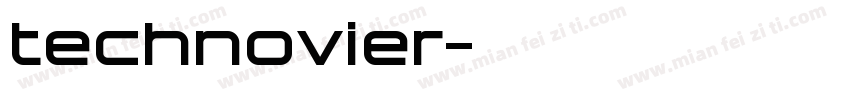 technovier字体转换