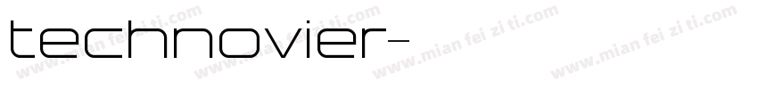 technovier字体转换