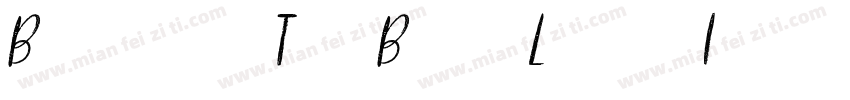 ButtonsTheBearLightItalic-Wn4A字体转换
