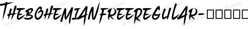 TheBohemianFreeRegular字体转换
