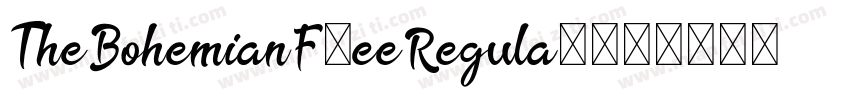 TheBohemianFreeRegular字体转换