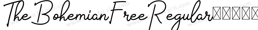 TheBohemianFreeRegular字体转换