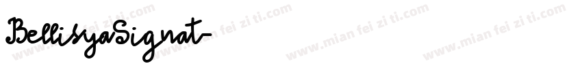 BellisyaSignat字体转换
