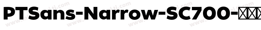 PTSans-Narrow-SC700字体转换