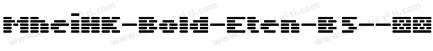 MheiHK-Bold-Eten-B5-字体转换