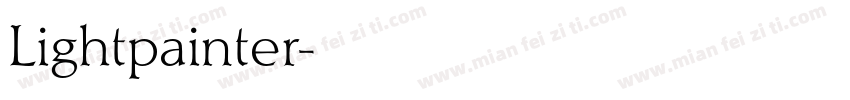 Lightpainter字体转换