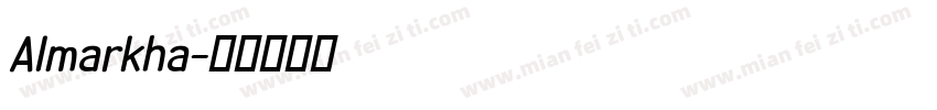 Almarkha字体转换