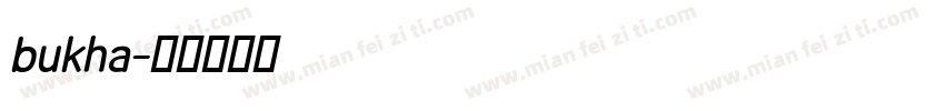 bukha字体转换