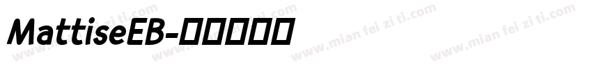 MattiseEB字体转换