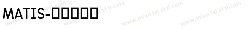 MATIS字体转换
