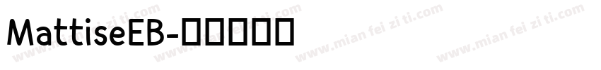 MattiseEB字体转换