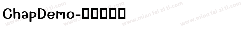 ChapDemo字体转换