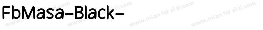 FbMasa-Black字体转换