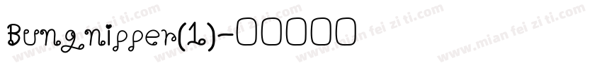 Bungnipper(1)字体转换