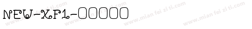 NEU-XF1字体转换