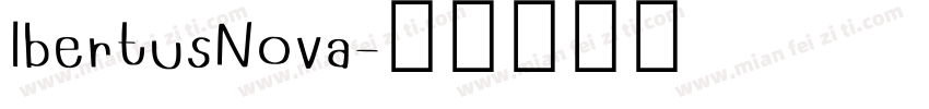 lbertusNova字体转换