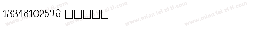 13348102576字体转换