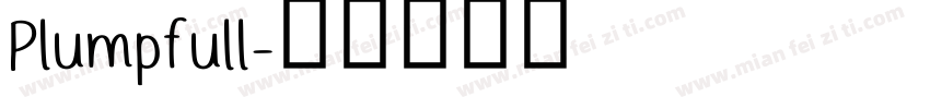Plumpfull字体转换