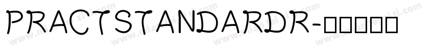 PRACTSTANDARDR字体转换
