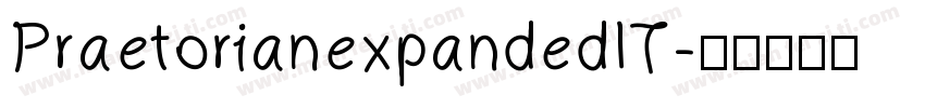 PraetorianexpandedIT字体转换