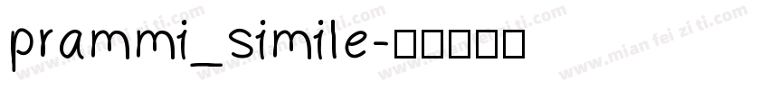 prammi_simile字体转换