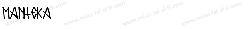 Manteka80字体转换